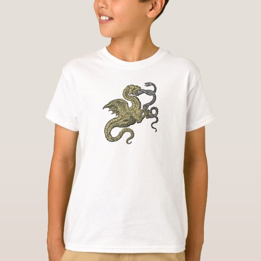 Drakenverovering op Snake T-shirt (Voorkant)