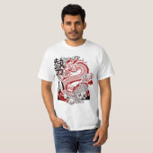 Drakenviering T-shirt (Voorkant volledig)