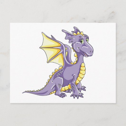 Drakenviolet Briefkaart (Voorkant)