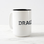 Drakenvlam Tweekleurige Koffiemok (Voorkant links)