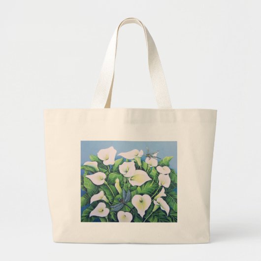 Drakenvliegen Grote Tote Bag (Voorkant)