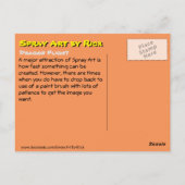 Drakenvlucht Briefkaart (Achterkant)