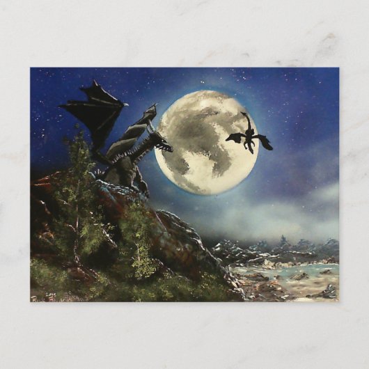 Drakenvlucht Briefkaart (Voorkant)