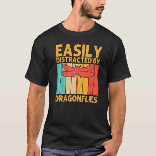  drakenvlucht voor mannen Dragonfly Insect T-shirt (Voorkant)