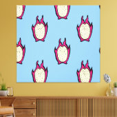Drakenvrucht:  inkttekening. canvas afdruk (Insitu (Woonkamer))