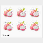 Drakenvrucht Ronde Sticker (Vel)
