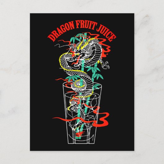 drakenvruchtesap briefkaart (Voorkant)