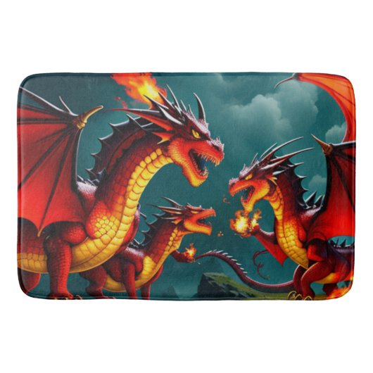 Drakenvuur Badmat (Voorkant)