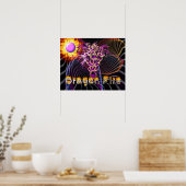 Drakenvuur - Fantasie Kunst Poster (Keuken)