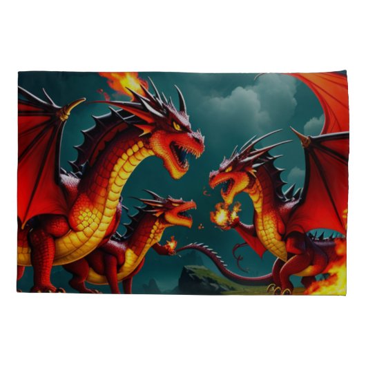 Drakenvuur Kussensloop (Achterkant)