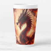 Drakenvuur Latte Mok (Voorkant)
