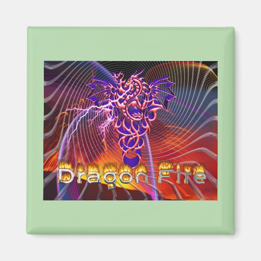 Drakenvuur magneet (Voorkant)