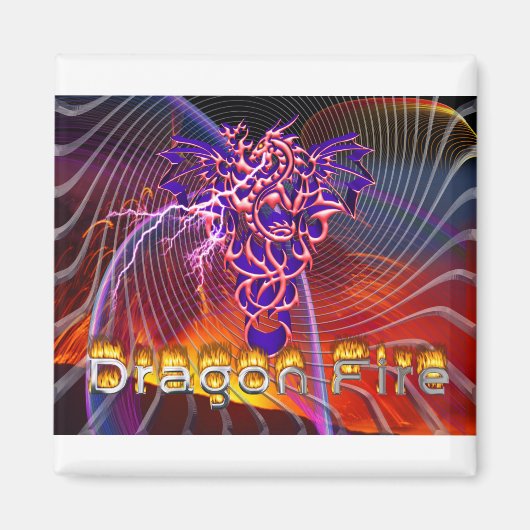 Drakenvuur magneet (Voorkant)