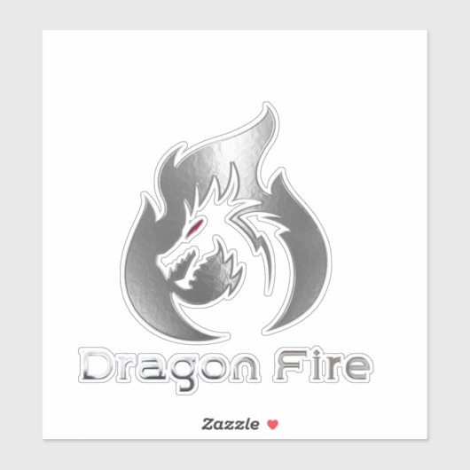 Drakenvuur Sticker (Vel)