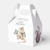 Drakenweegschalen en Baby-giechels Bedankdoosjes (Voorkant Zijde)
