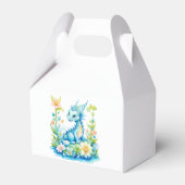 Drakenweegschalen en Baby-giechels Bedankdoosjes (Achterkant)