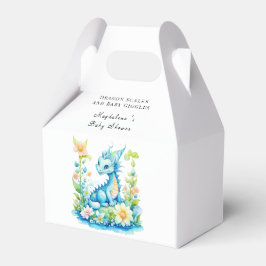 Drakenweegschalen en Baby-giechels Bedankdoosjes