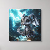Drakenwereld Canvas Afdruk (Voorkant)