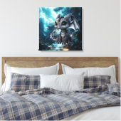 Drakenwereld Canvas Afdruk (Insitu (Slaapkamer))
