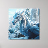 Drakenwereld Canvas Afdruk (Voorkant)