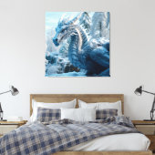 Drakenwereld Canvas Afdruk (Insitu (Slaapkamer))