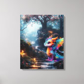 Drakenwereld Canvas Afdruk (Voorkant)