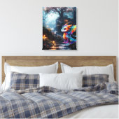 Drakenwereld Canvas Afdruk (Insitu (Slaapkamer))