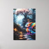 Drakenwereld Canvas Afdruk (Voorkant)