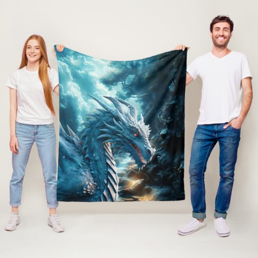 Drakenwereld Fleece Deken (In situ)