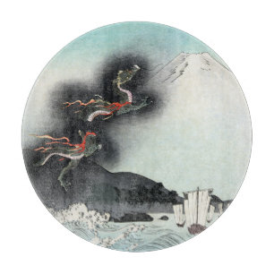 Drakenwoede Zeeslag om Mount Fuji, Japan Snijplank