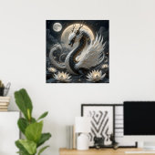Drakenzwaan hybriden poster (Thuiskantoor)