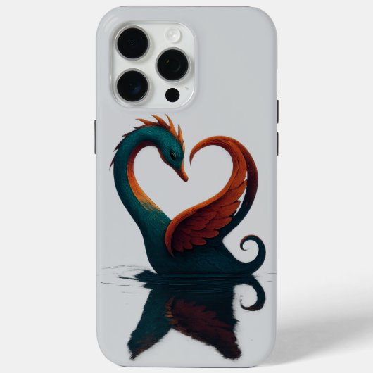 Drakenzwaan van de liefde Case-Mate iPhone case (Achterkant)