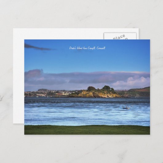 Drake's Island van Cremyll, Cornwall Briefkaart (Voorkant / Achterkant)