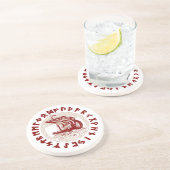 Drakkar-Onderzetter Zandsteen Onderzetter (Zijkant)