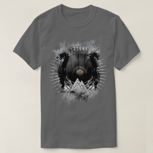Drakkar Viking Long Ship T-shirt (Design voorkant)