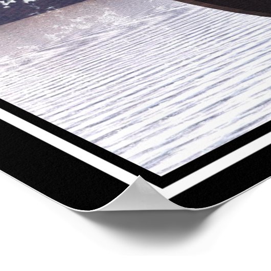 Drakkar Viking Sailing Ship Poster (Hoek)