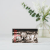 Drakkar-Visitekaartje Visitekaartje (Staand voorkant)