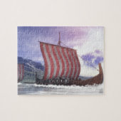 Drakkars - 3D rendering Legpuzzel (Horizontaal)