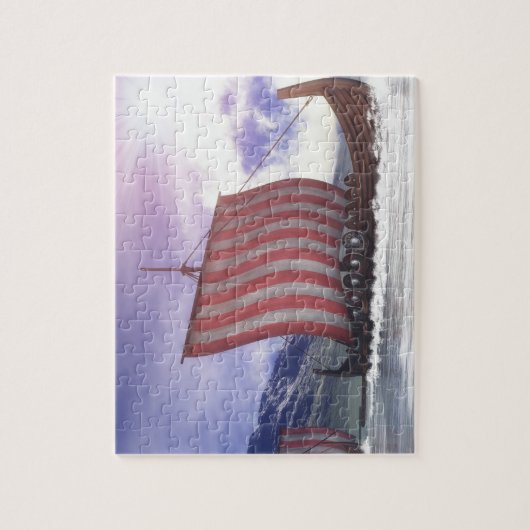 Drakkars - 3D rendering Legpuzzel (Verticaal)