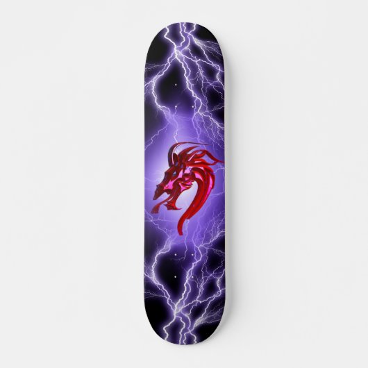 Drakon Bliksem Persoonlijk Skateboard (Voorkant)