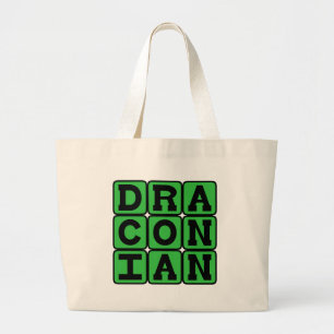 Drakonisch, Buitensporig Harde en Ernstige Grote Tote Bag