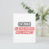 Drama...alle coole Kinderen leren het Briefkaart (Staand voorkant)