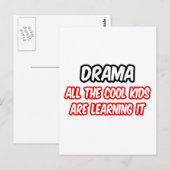 Drama...alle coole Kinderen leren het Briefkaart (Voorkant / Achterkant)