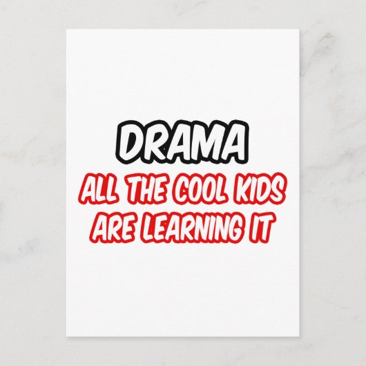 Drama...alle coole Kinderen leren het Briefkaart (Voorkant)