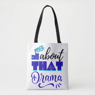Drama boodschappentas tote bag