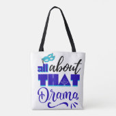 Drama boodschappentas tote bag (Achterkant)