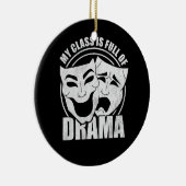 Drama Broadway leraar theater actrice Thea Keramisch Ornament (Rechts)