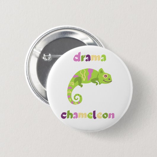 Drama Chameleon Ronde Button 5,7 Cm (Voorkant /achterkant)