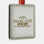 Drama Club Metalen Ornament (Rechts)