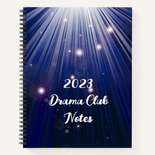 Drama Club Theater Notitieboek (Voorkant)